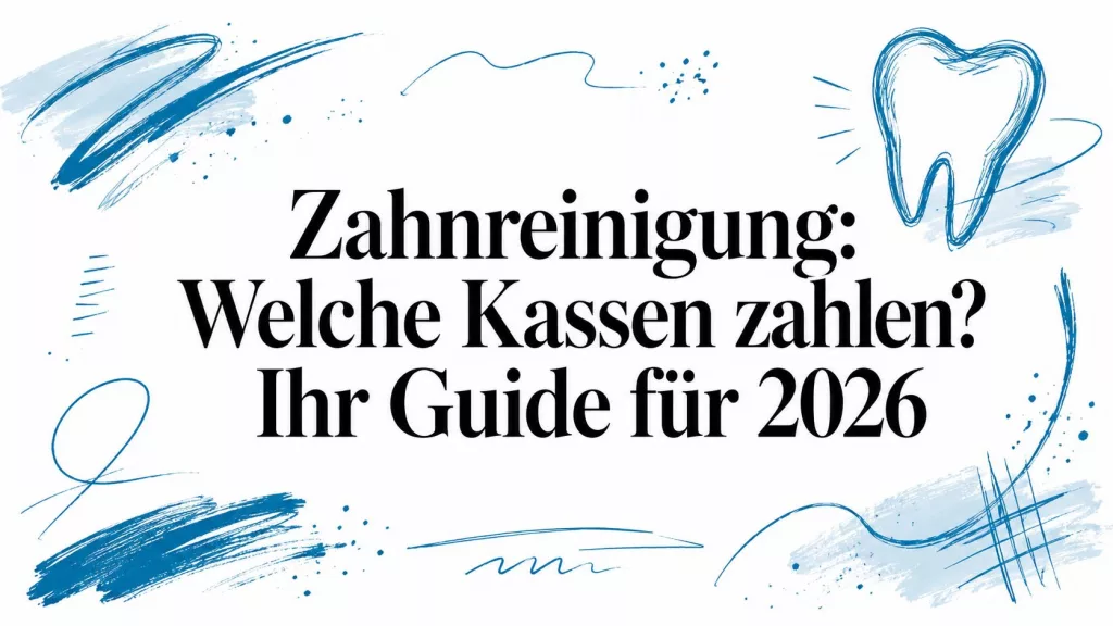 Zahnreinigung: Welche Kassen zahlen? Ihr Guide für 2026